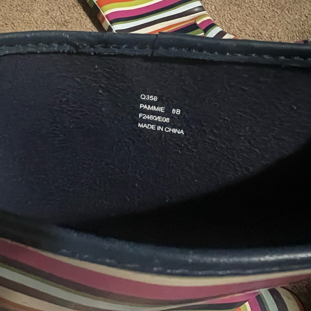 Coach Multicolor Striped Rain Boots - Picture 6 of 6